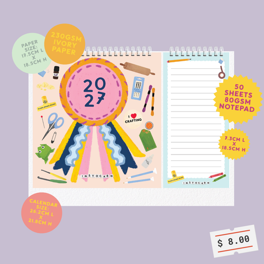 PREORDER: 2027 Desk Calendar