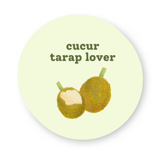 Cucur Tarap Lover Badge Button