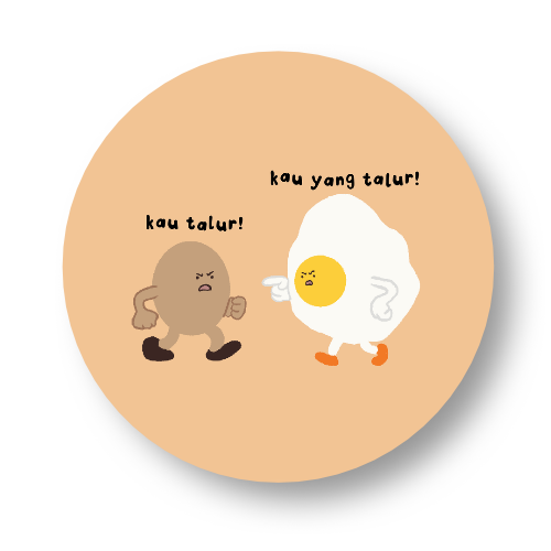 Kau Yang Talur! Badge Button