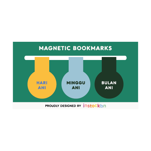 Magnetic Bookmark Set