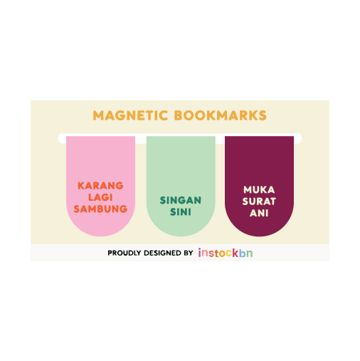 Magnetic Bookmark Set