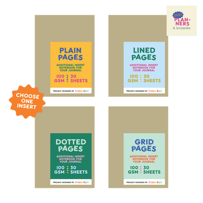 Biru Trifold 2027 Planner