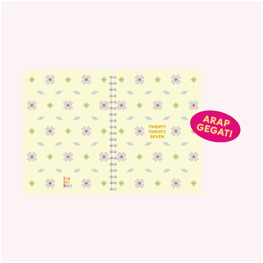 Arap Gegati 2027 Weekly Planner