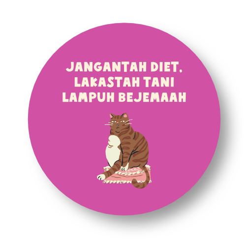 Jangantah Diet Badge Button