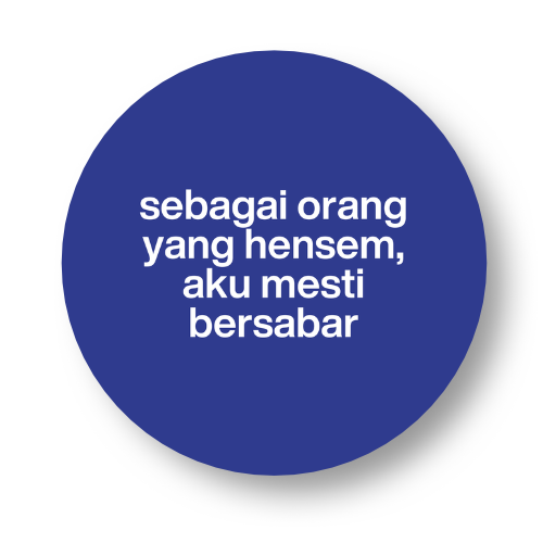 Sebagai Orang Yang Hensem Badge Button