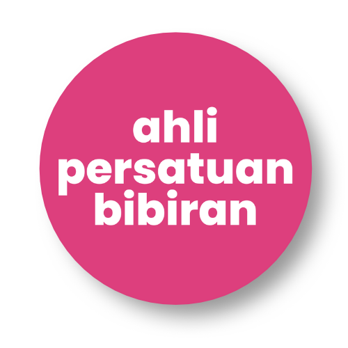 Ahli Persatuan Bibiran Badge Button