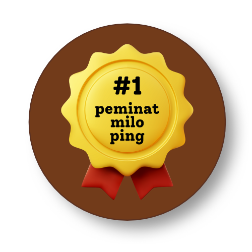 Peminat Milo Ping Badge Button