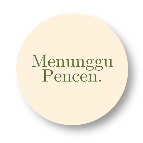Menunggu Pencen Badge Button