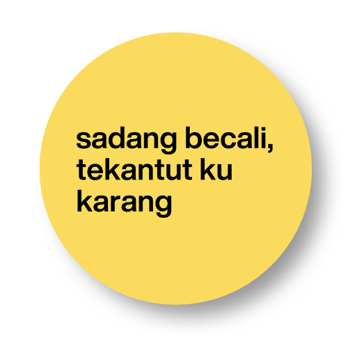 Sadang Becali Badge Button