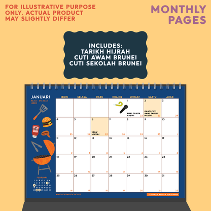 PREORDER: 2027 Desk Calendar (Pocket Collab)
