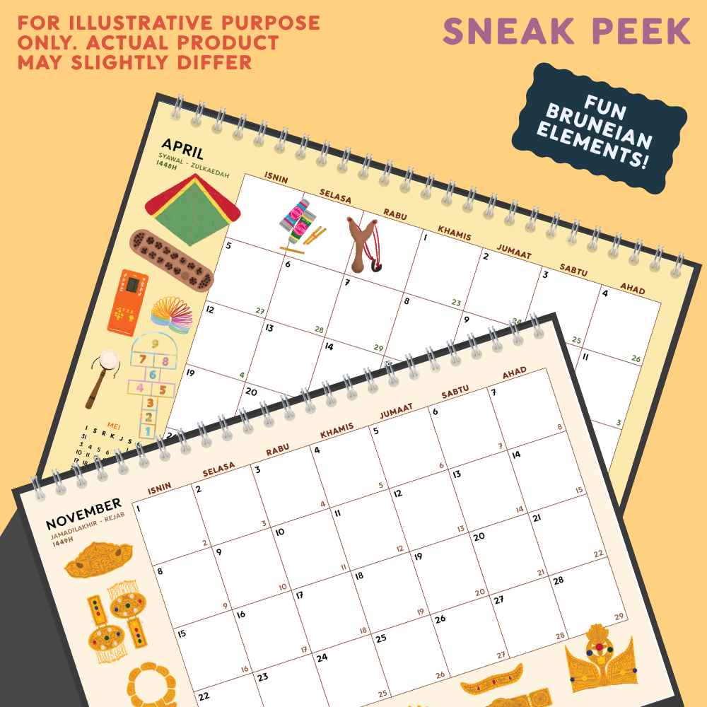 PREORDER: 2027 Desk Calendar (Pocket Collab)