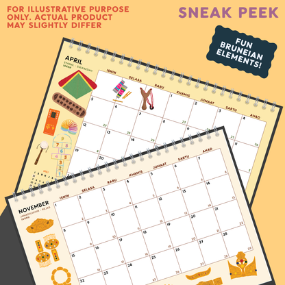 PREORDER: 2027 Desk Calendar (Pocket Collab)