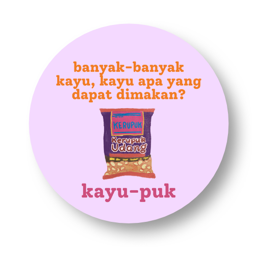 Kayu-puk Badge Button