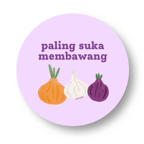 Paling Suka Membawang Badge Button